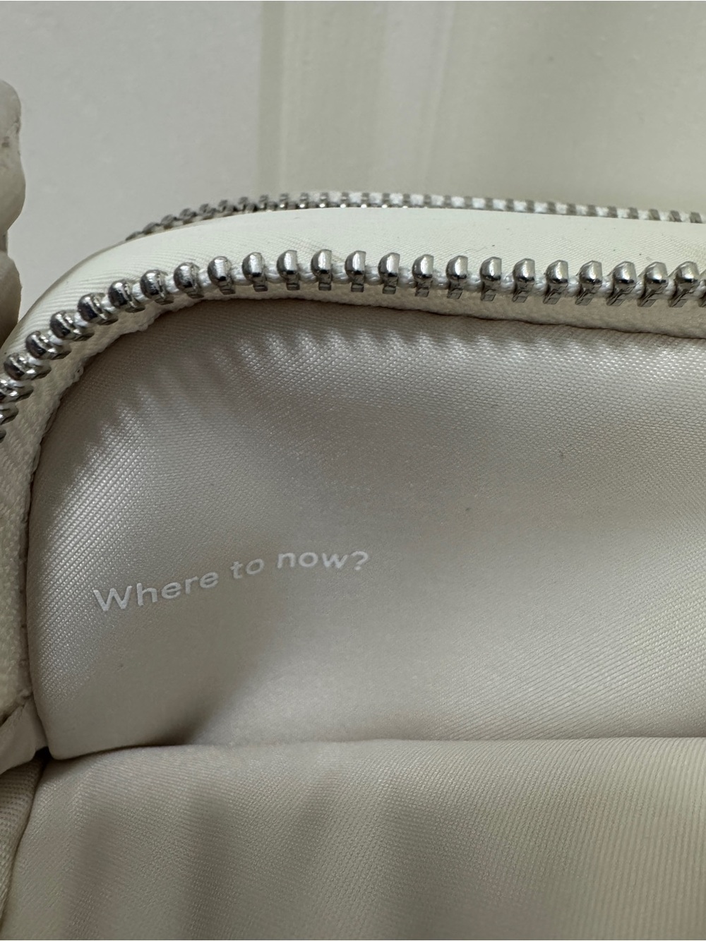 Lululemon Crossbody Camera Bag White Opal Adjustable Strap - Picture 8 of 12